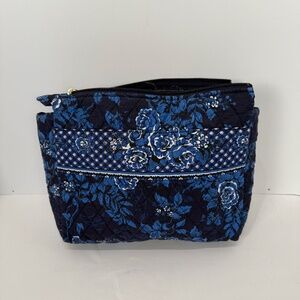 Americana Sharif Quilted Floral Lined Zip Top  Bag